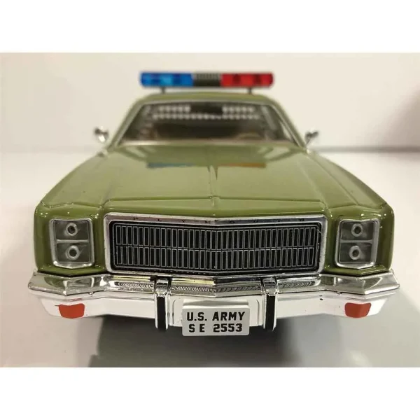 ماکت فلزی پلیسی کلاسیک طرح THE A-TEAM 1977 PLYMOUTH FURY برند گرین لایت مقیاس 1/24