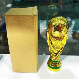 مجسمه طرح کاپ جام جهانی world cup طرح فلزی با حکاکی قهرمانان جام جهانی ارتفاع 15 سانت