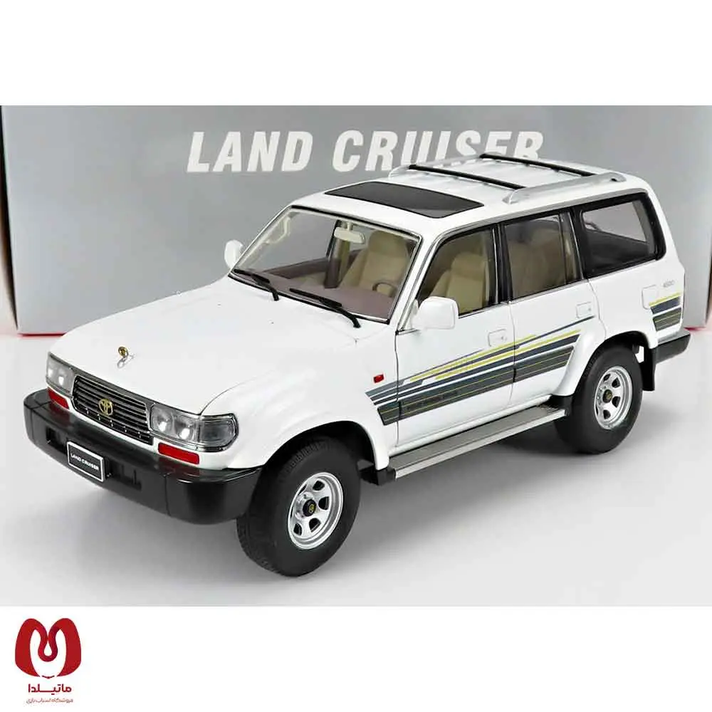 ماکت ماشین تویوتا TOYOTA LAND CRUISER LC80 Normal 1990 برند KENGFai