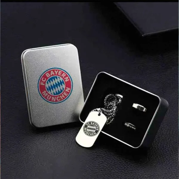 ست گردنبند و انگشتر تیم بایرن مونیخ FC Bayern Munich
