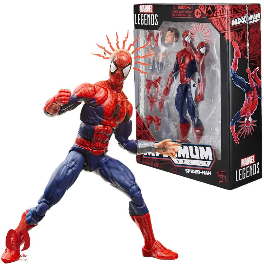 اکشن فیگور اسپایدرمن Spiderman Maximom Series Marvel Legend برند هاسبرو