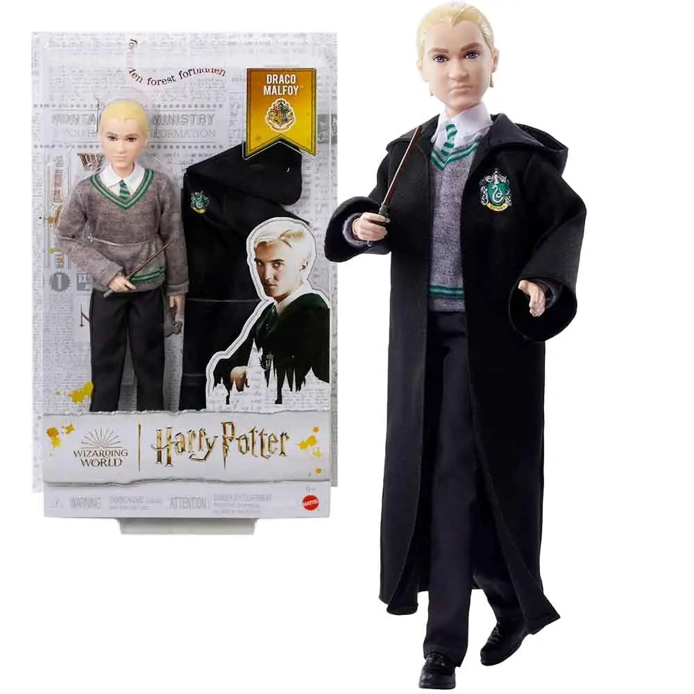اکش فیگور هری پاتر مالفوی لباس پارچه ای 30 سانتی Harry Potter Draco Malfoy برند متل