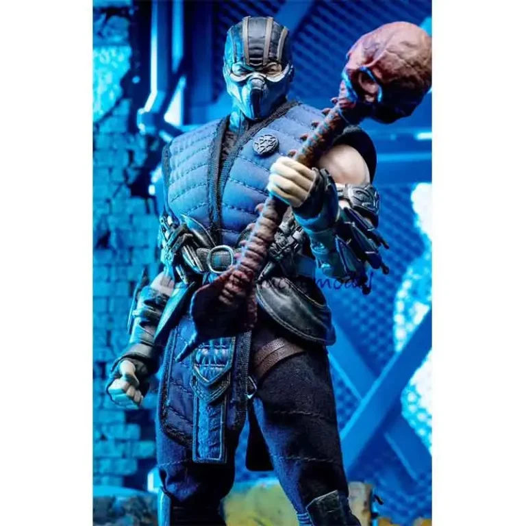 اکشن فیگور مورتال کامبت سابزیرو Mortal Kombat Sub-Zero برند Jm toys ارتفاع 18 سانت