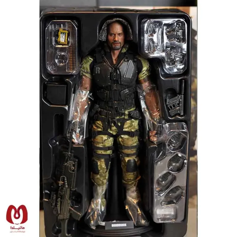 اکشن فیگور راک ( دواین جانسون ) the Rock بازی G.I. Joe برند هات تویز مقیاس 1/6