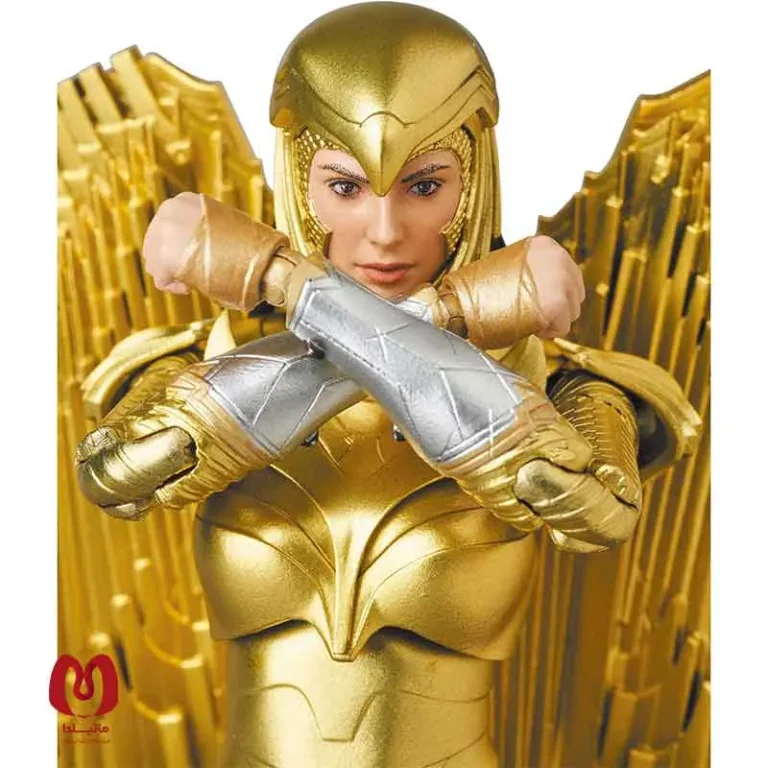 اکشن فیگور نایاب واندروومن Wonder Woman (Golden Armor Version) برند mafex اورجینال
