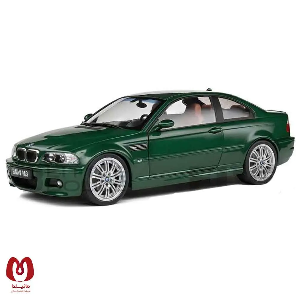 ماکت ماشین بی ام و BMW E46 M3 Coupe 2000 برند Solido