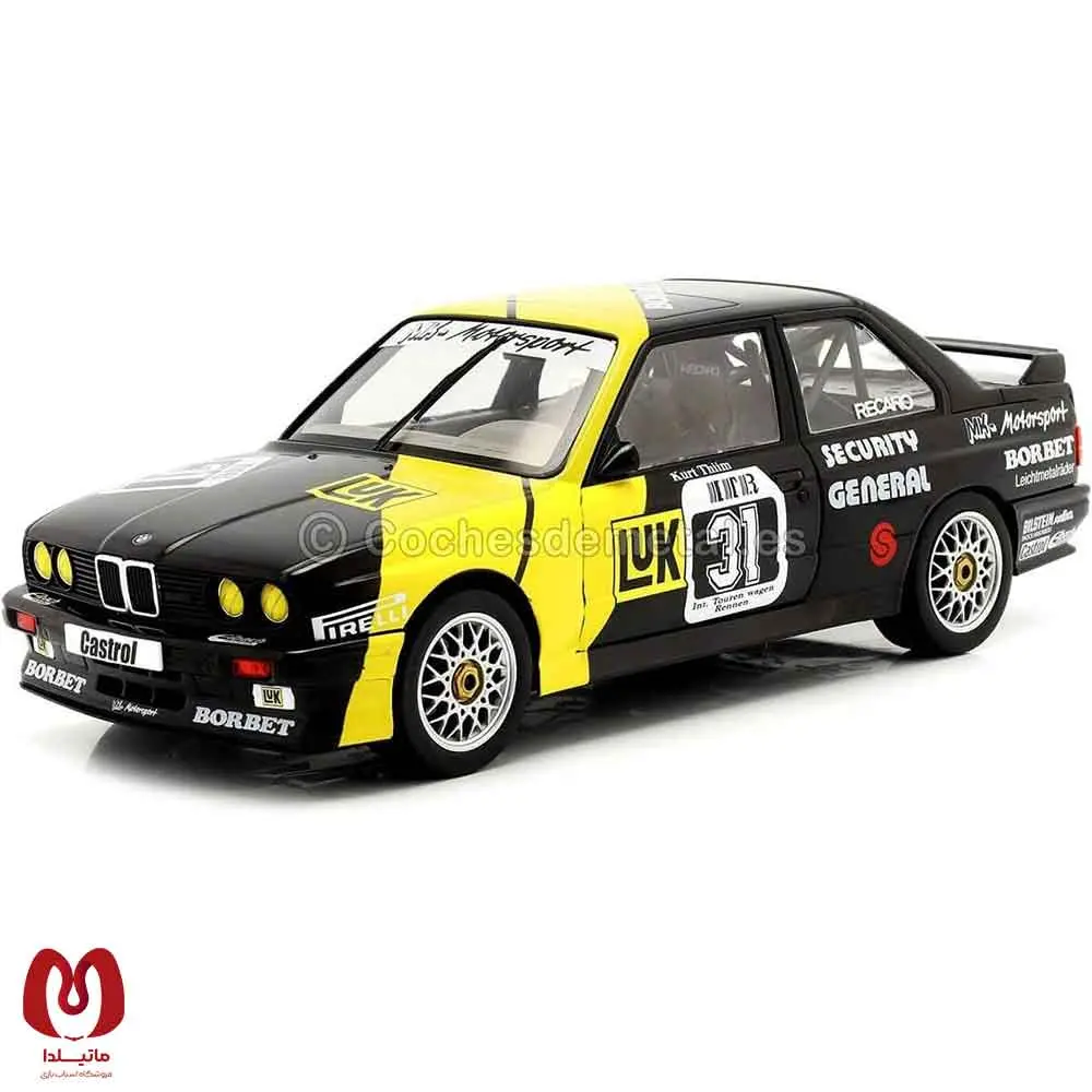 ماکت ماشین بی ام و Bmw M3 E30 1988 برند Solido