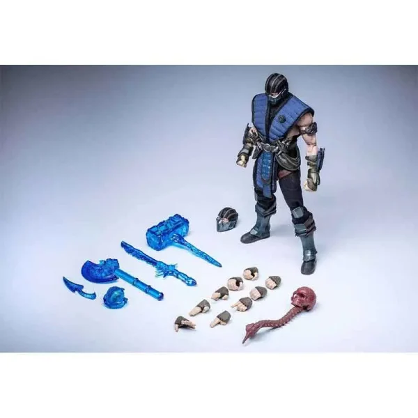 اکشن فیگور مورتال کامبت سابزیرو Mortal Kombat Sub-Zero برند Jm toys ارتفاع 18 سانت