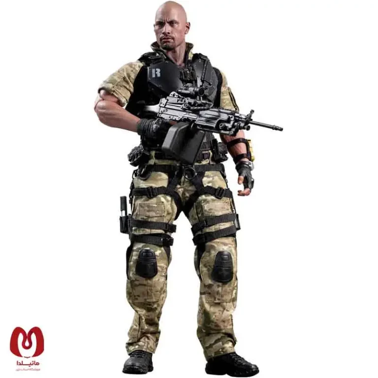 اکشن فیگور راک ( دواین جانسون ) the Rock بازی G.I. Joe برند هات تویز مقیاس 1/6