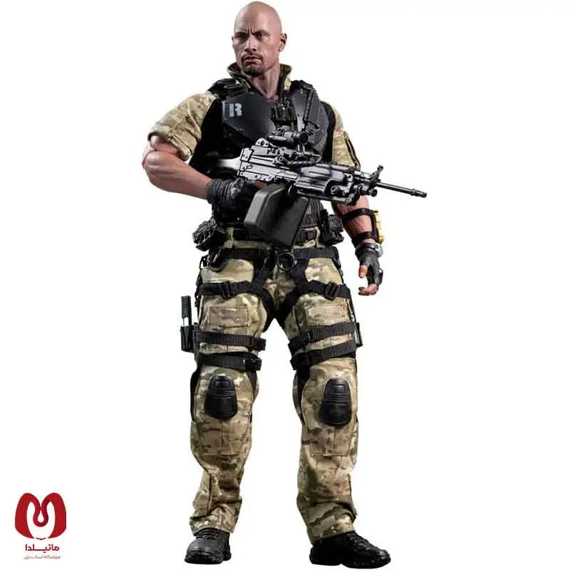 اکشن فیگور راک ( دواین جانسون ) the Rock بازی G.I. Joe برند هات تویز مقیاس 1/6