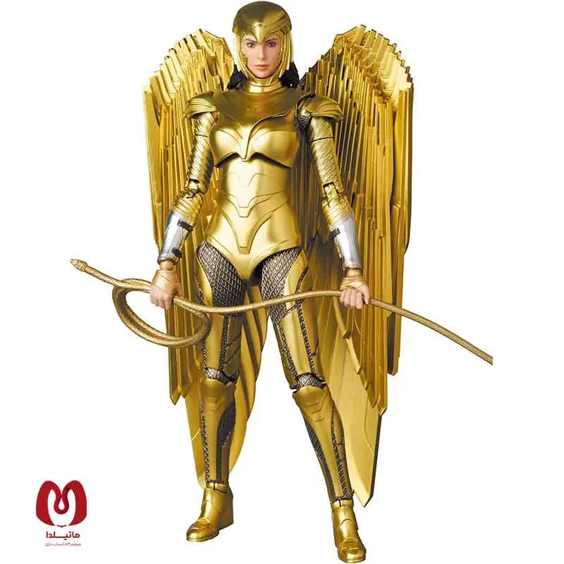 اکشن فیگور نایاب واندروومن Wonder Woman (Golden Armor Version) برند mafex اورجینال