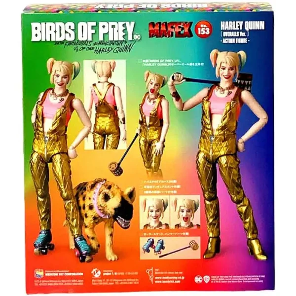 اکشن فیگور هارلی کویین Harley Quinn (Overalls Version برند mafex اورجینال