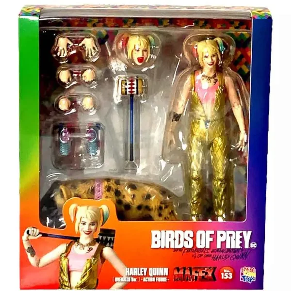 اکشن فیگور هارلی کویین Harley Quinn (Overalls Version برند mafex اورجینال