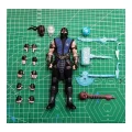 اکشن فیگور مورتال کامبت سابزیرو Mortal Kombat Sub-Zero برند Jm toys ارتفاع 18 سانت