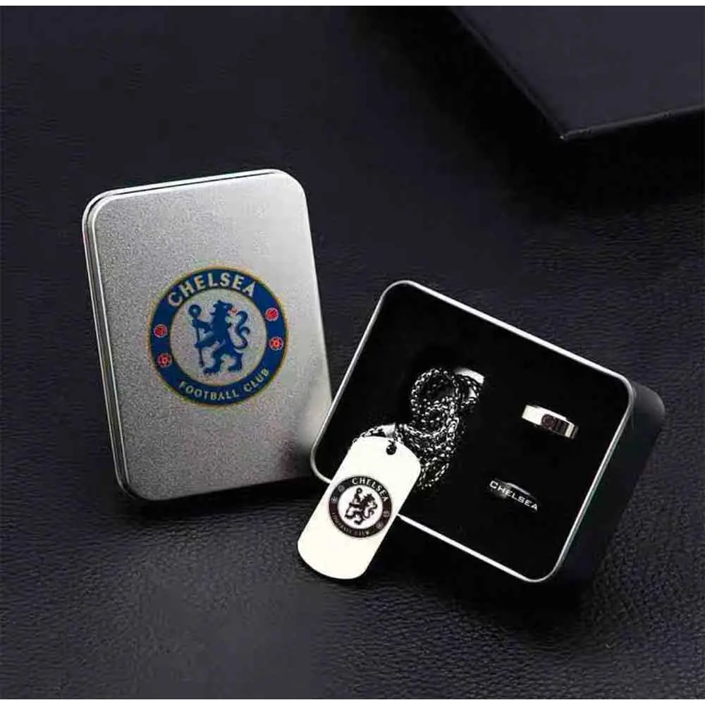 ست اکسسوری گردنبند و انگشتر تیم چلسی Chelsea F.C.