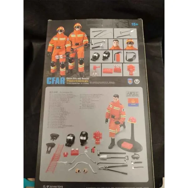 اکشن فیگور آتش نشانی FIREFIGHTER DOLL با تمام اکسسوری ها ارتفاع 30 سانت