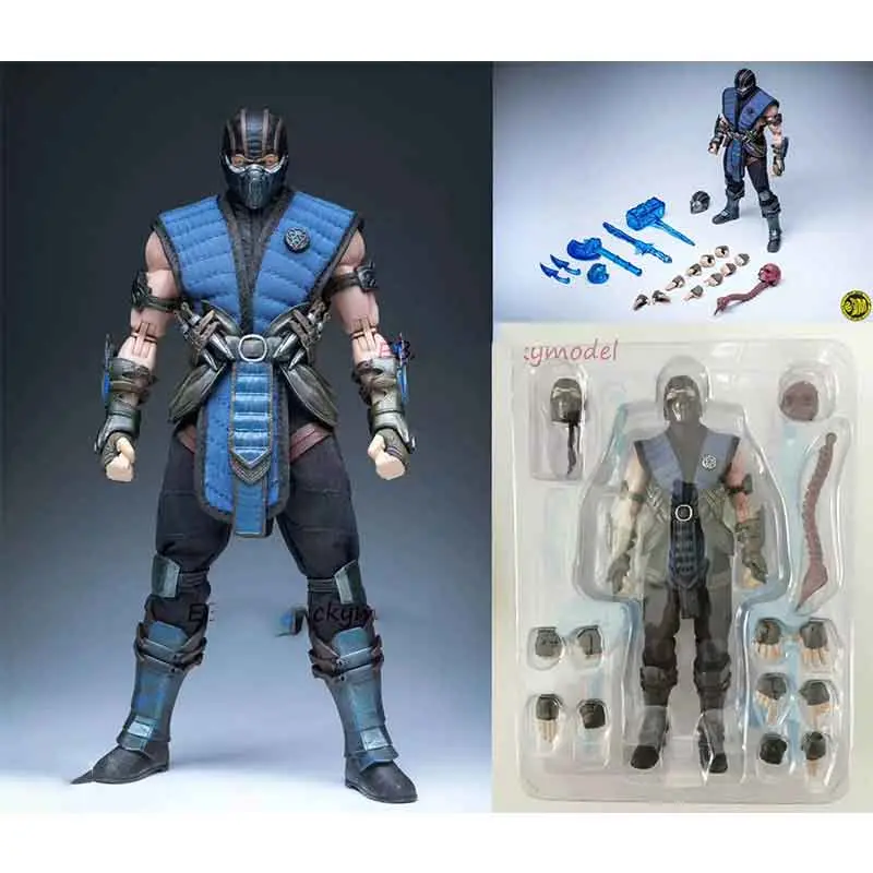 اکشن فیگور مورتال کامبت سابزیرو Mortal Kombat Sub-Zero برند Jm toys ارتفاع 18 سانت