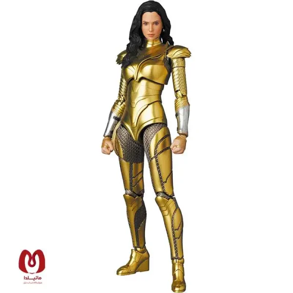اکشن فیگور نایاب واندروومن Wonder Woman (Golden Armor Version) برند mafex اورجینال