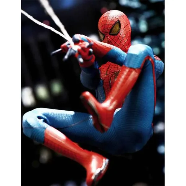اكشن فيگور اسپايدرمن ( اسپايدرمن شگفت انگيز ) The Amazing Spider-Man Movie Masterpiece برند هات تویز