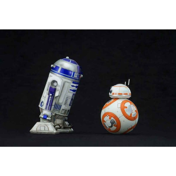 فیگور شاهکار استاروارز آر دو دی دو بی بی 8 R2-D2 and C-3PO with BB-8 برند اورجینال Kotobukiya