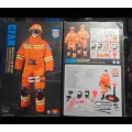 اکشن فیگور آتش نشانی FIREFIGHTER DOLL با تمام اکسسوری ها ارتفاع 30 سانت
