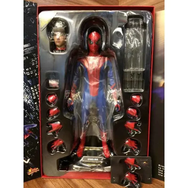 اكشن فيگور اسپايدرمن ( اسپايدرمن شگفت انگيز ) The Amazing Spider-Man Movie Masterpiece برند هات تویز