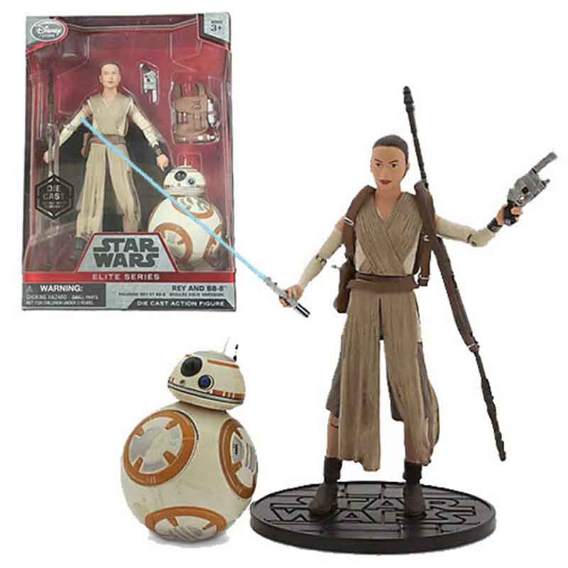 اكشن فيگور رى ديزى ريدلى و BB8 از فیلم ( جنگ ستارگان ) Rey Daisy Ridley and BB-8 برند دیزنی