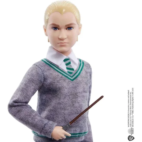 اکش فیگور هری پاتر مالفوی لباس پارچه ای 30 سانتی Harry Potter Draco Malfoy برند متل