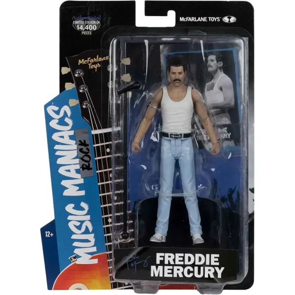 اکشن فیگور فردی مرکوری Maniacs Rock Freddie Mercury ارتفاع 17 سانت برند مکفارلین
