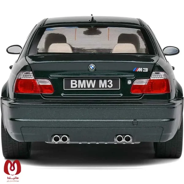 ماکت ماشین بی ام و BMW E46 M3 Coupe 2000 برند Solido