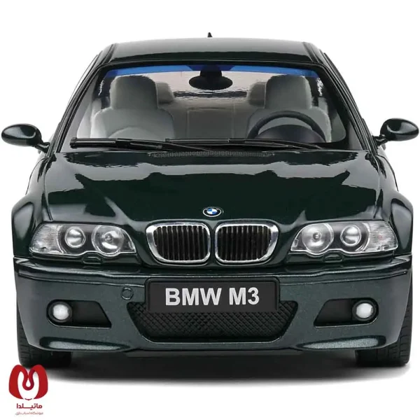 ماکت ماشین بی ام و BMW E46 M3 Coupe 2000 برند Solido