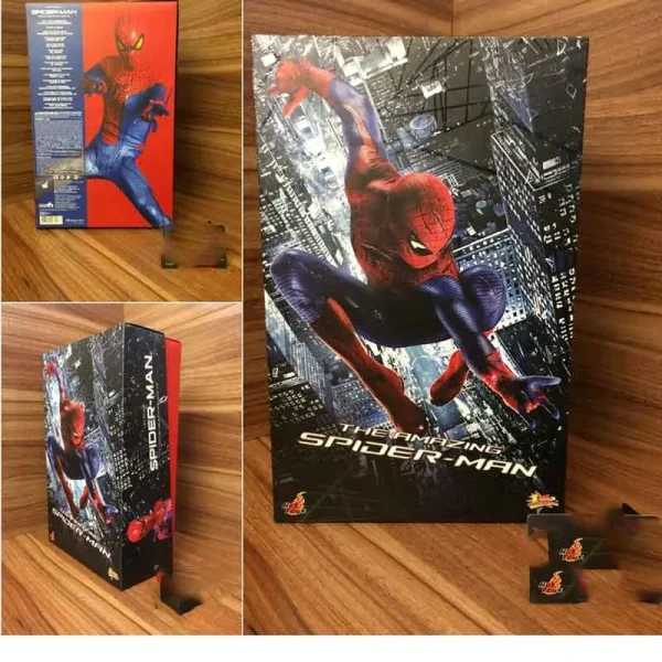 اكشن فيگور اسپايدرمن ( اسپايدرمن شگفت انگيز ) The Amazing Spider-Man Movie Masterpiece برند هات تویز