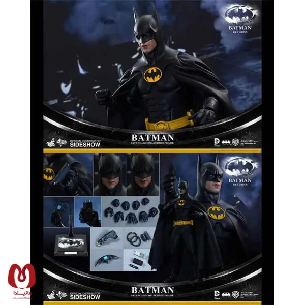 اکشن فیگور فوق العاده بتمن مایکل کیتون ( بازگشت بتمن – تیم برتون ) BATMAN RETURNS MICHAEL KEATON برند هات تویز