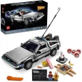 لگو سری آیکون ماشین بازگشت به آینده مدل Back to the Future Time Machine کد 10300