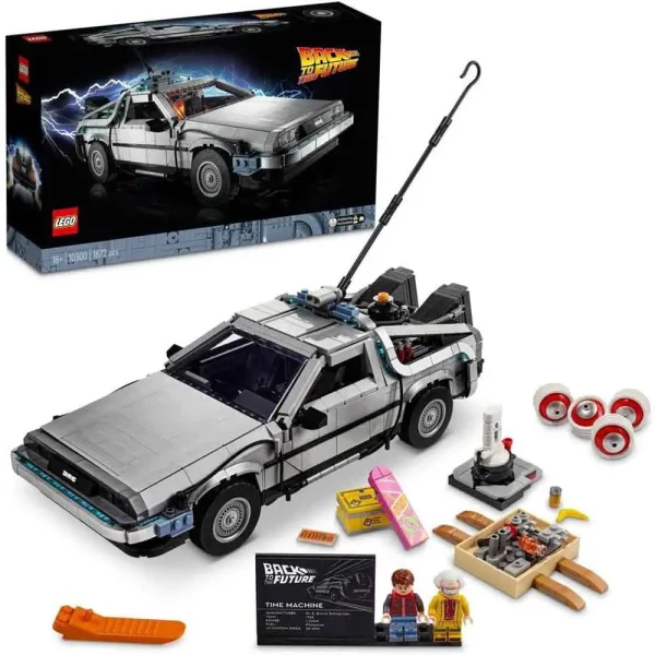 لگو سری آیکون ماشین بازگشت به آینده مدل Back to the Future Time Machine کد 10300