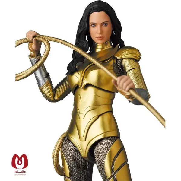 اکشن فیگور نایاب واندروومن Wonder Woman (Golden Armor Version) برند mafex اورجینال