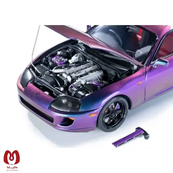ماکت ماشین تویوتا TOYOTA Supra A80 Supermaster برند WHELART