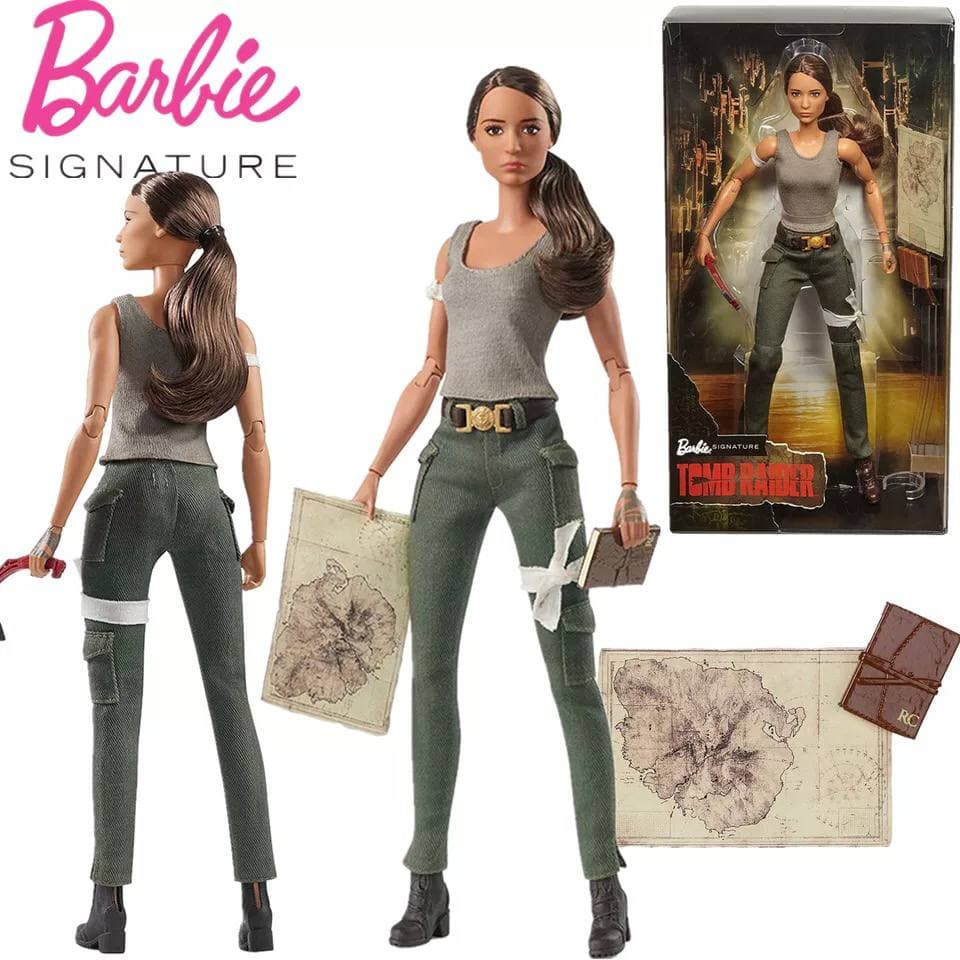 اکشن فیگور تامب رایدر لارا کرافت Tomb Raider Lara croft متل آمریکا باربی 30 سانتیمتر