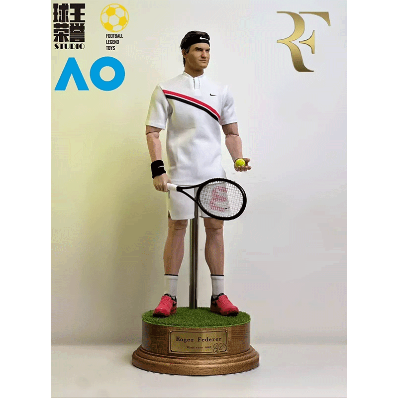 اکشن فیگور شاهکار از راجر فدرر Roger Federer اسطوره تنیس در ارتفاع 30 سانت