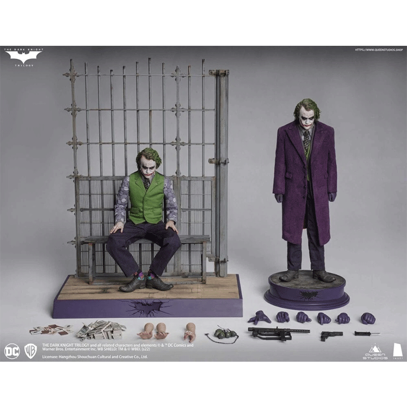 اکشن فیگر 1/6 جوکر از فیلم The Dark Knight برند InArt نسخه Premium Edition