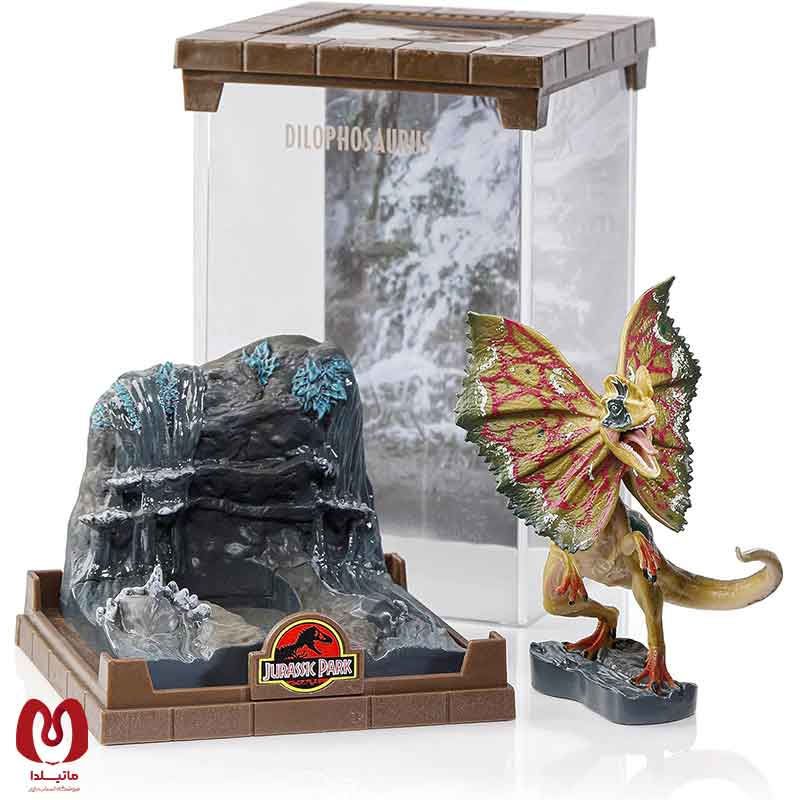 فیگور دایناسور از سری دنیای ژوراسیک پارک مدل Dilophosaurus برند The Noble Collection