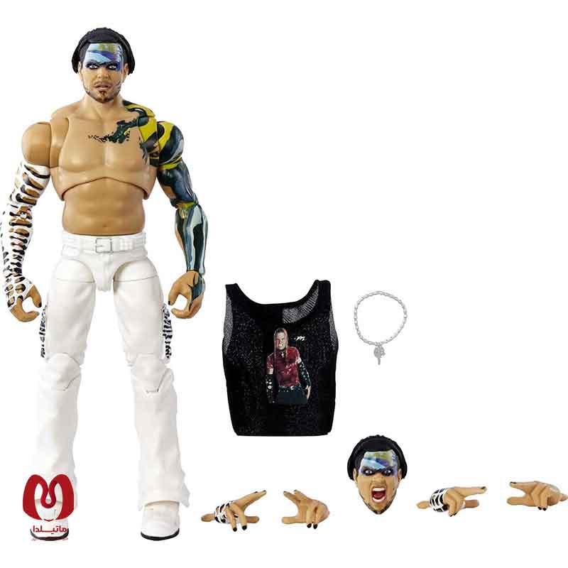 اکشن فیگور کشتی کج مدل جف هاردی Jeff Hardy برند Mattel