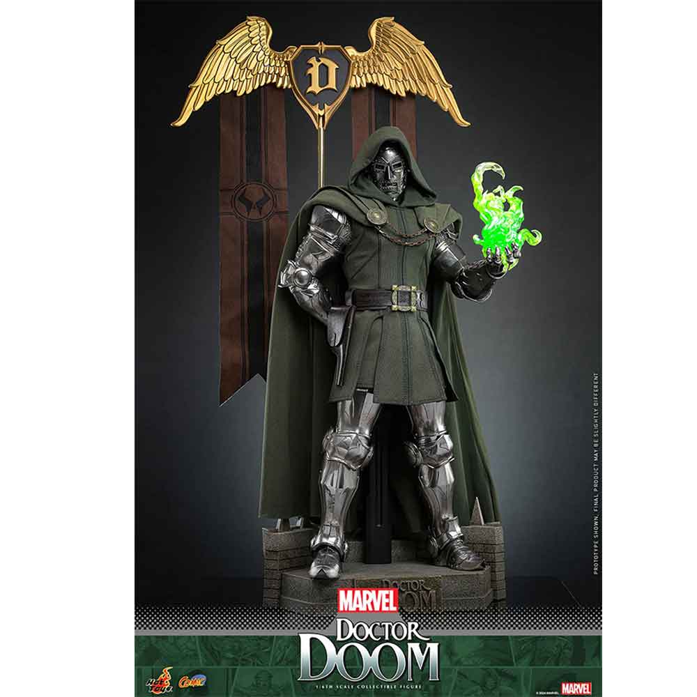 اکشن فیگور شاهکار از دکتر دوم Doctor Doom برند هات تویز در مقیاس 1/6