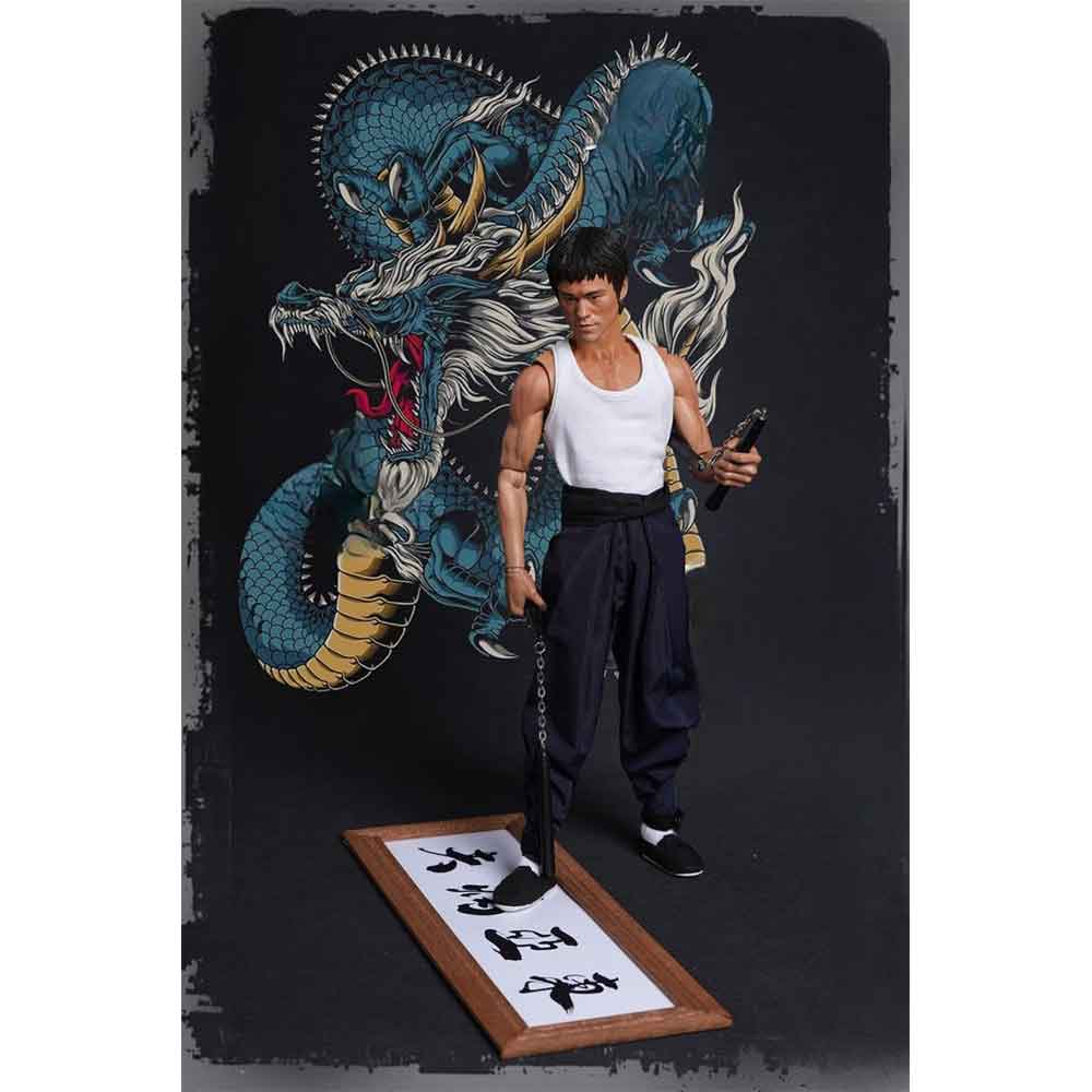 اکشن فیگور شاهکار بروس لی Bruce Lee برند 777TOYS ارتفاع 30 سانت