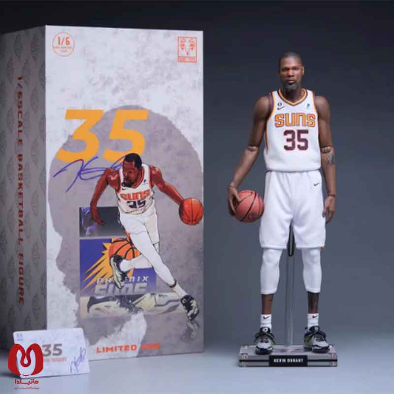 اکشن فیگور بی نظیر از کوین دورانت اسطوره NBA برند Goat Toys مقیاس 1/6