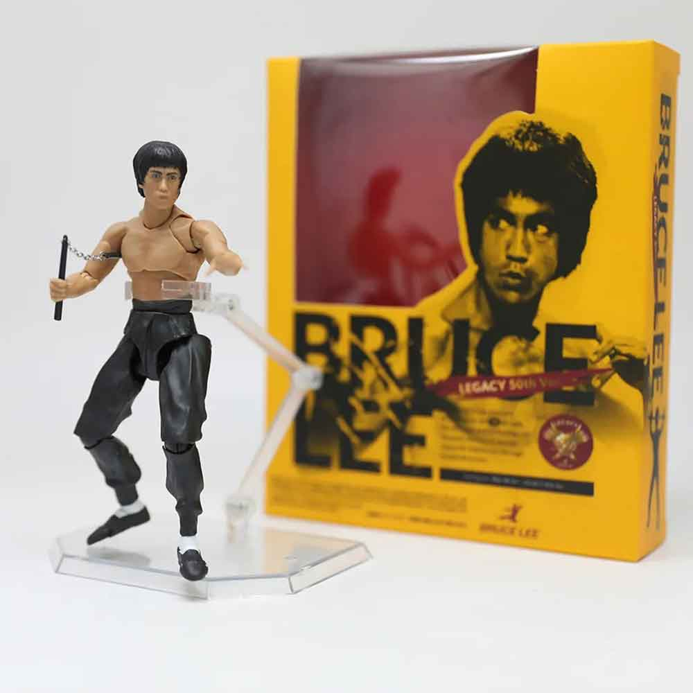 اکشن فیگور بروسلی Bruce Lee برند SHF ارتفاع 14 سانت
