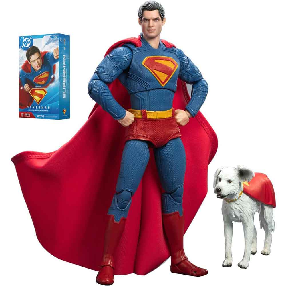 اکشن فیگور سوپرمن superman مقیاس ۱/۹ با کریپتو از برند FondJoy