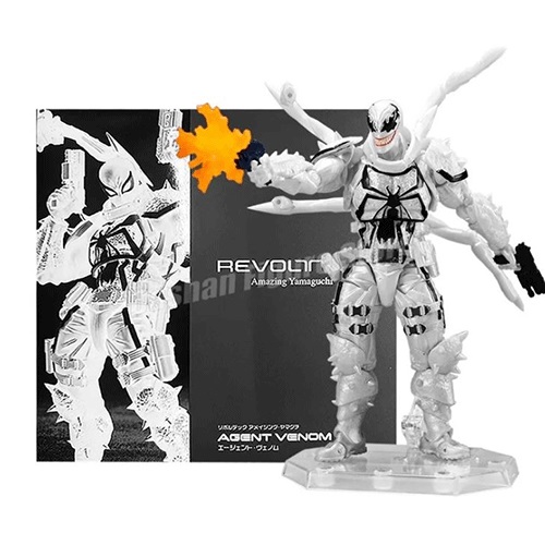 اکشن فیگور ایجنت ونوم سفید (Agent Venom) سری Revoltech Amazing Yamaguchi